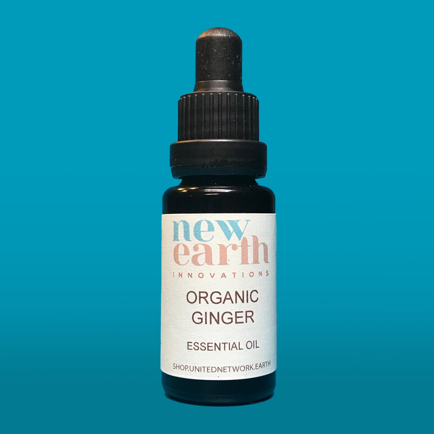 Essential Oil Organic Ginger - 15ml Pipette Dropper Bottle