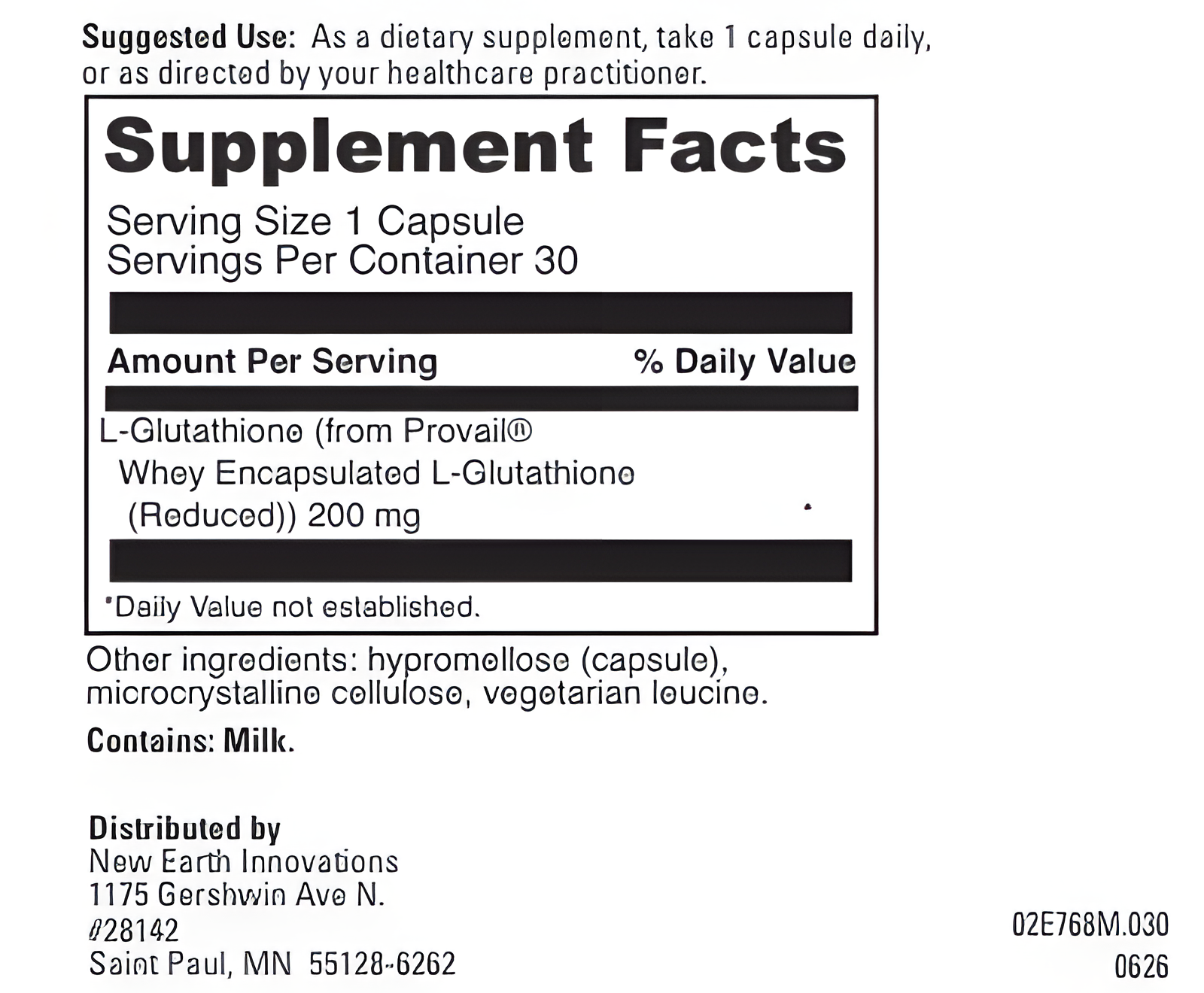 NEW! GSH-MAX Bioavailable Glutathione