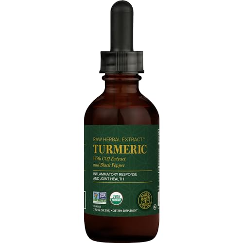 Global Healing Organic Turmeric Curcumin Supplement with Black Pepper Extract Liquid Drops to Support Joint Mobility Relief and Digestive Health Multi Turmeric Supplement- 2 Fl Oz