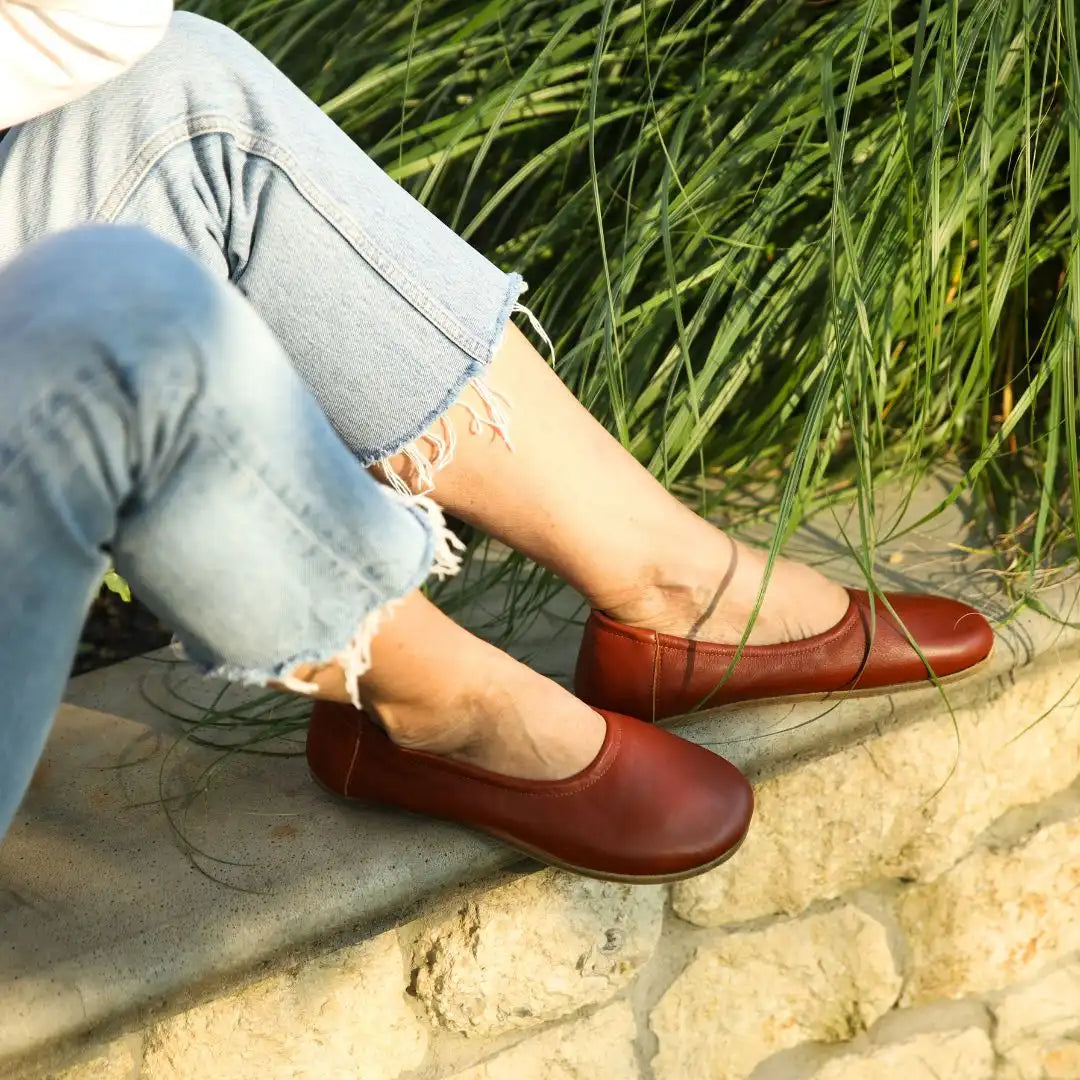 Grounding & Earthing Barefoot Ballet Flats for Women