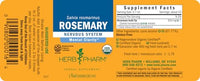 Herb Pharm Certified Organic Rosemary Liquid Extract, 1 Fl Oz (Packaging May Vary)