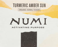 Numi Organic Tea Tumeric Amber Sun, 15 ct