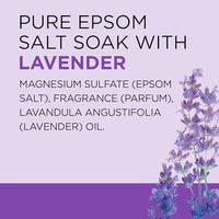 Dr Teal's Epsom Salt Soaking Solution, Soothe & Sleep, Lavender, 3lbs (Packaging May Vary)