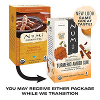 Numi Organic Tea Tumeric Amber Sun, 15 ct