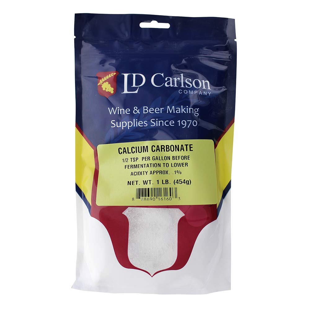 Home Brew Ohio Calcium Carbonate 1 LB,White,IB-04M6-SGGC