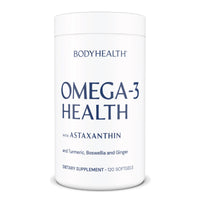 BodyHealth Omega 3 Health (120 Soft Gels), Fish Oil Supplement, Heart Health, Brain Health, Fish Oil Pills, Omega 3 Fatty Acid Supplements, Omega 3 Fish Oil Vitamins, 2 Month Supply