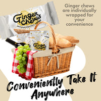 Fusion Select 2 Lb Original Ginger Chews - Sweet Soft Candied Delights From Indonesia - Promotes Relief From Morning Sickness, Upset Stomach - Made from Real Ginger Root, Non-GMO, Vegan Candy