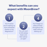 MoonBrew Magnesium Sleepy Berry: Natural Melatonin-Free Sleep Aid | 14 Superfoods with Magnesium Glycinate & Adaptogens | Keto & Vegan | Enjoy Hot or Cold - 30 Servings