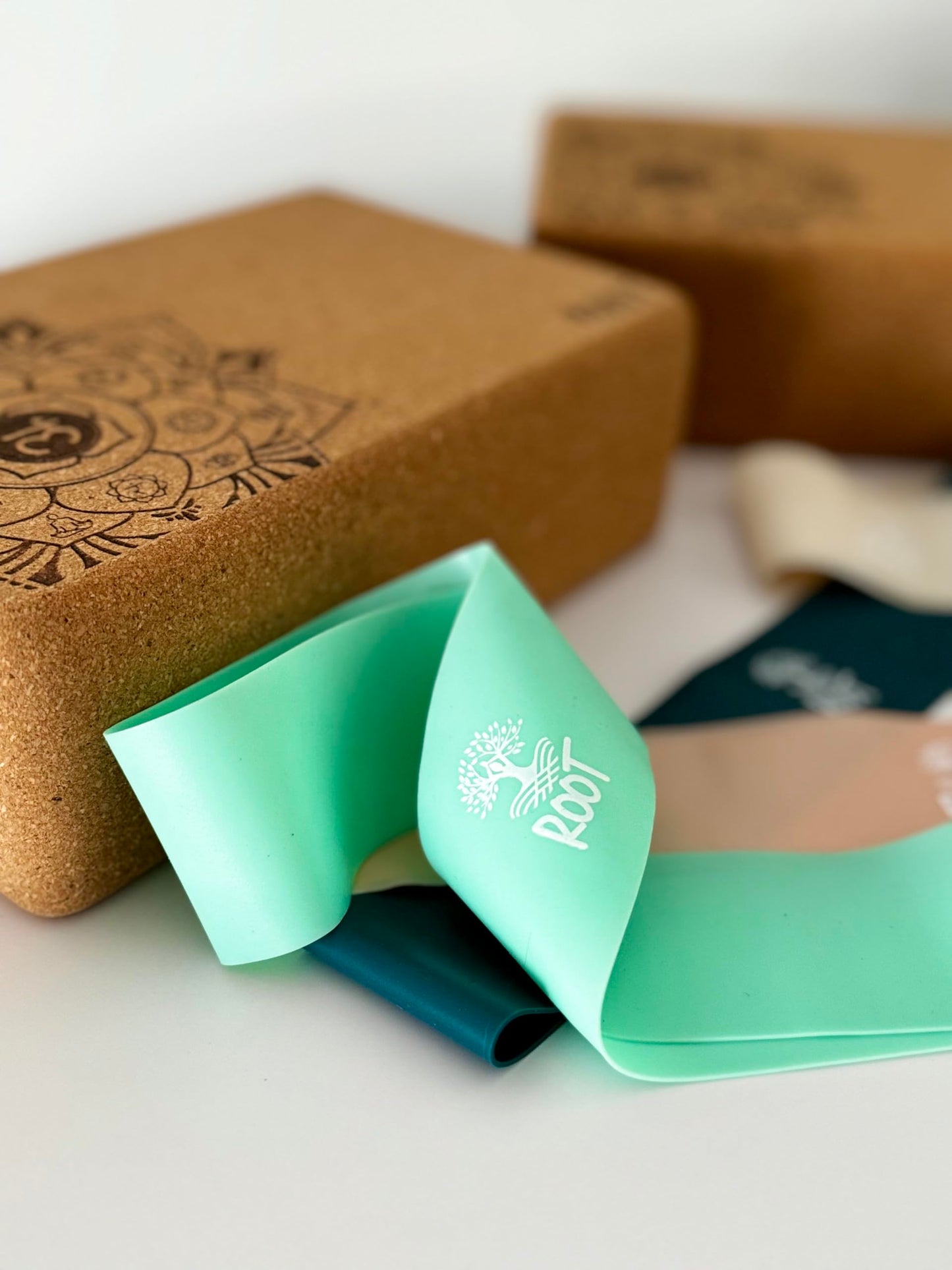 Ultimate Eco-Friendly Yoga Blocks | Pack of 2 | Cork Blocks - Non-Slip, Lightweight, and Moisture-Proof | Better Support, Balance & Comfort