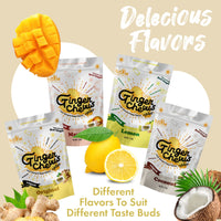 Fusion Select 2 Lb Original Ginger Chews - Sweet Soft Candied Delights From Indonesia - Promotes Relief From Morning Sickness, Upset Stomach - Made from Real Ginger Root, Non-GMO, Vegan Candy