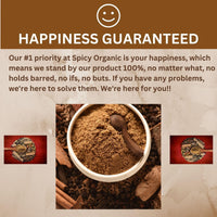 SPICY ORGANIC Garam Masala Powder 8 oz. - Traditional Indian Spice Mix for Curry, Chicken Seasoning, Marinades, Rice, Soups, Stews, Tofu, and Paneer - USDA Certified Organic, Non-GMO, Kosher