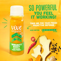 Vive Organic Immune Support Shot, Cold-Pressed Ginger, Turmeric & Cayenne, Gluten Free, Vegan, Immunity Boost Cayenne, 2 Fl Oz (Pack of 12)