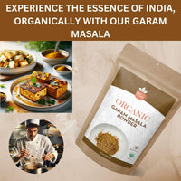 SPICY ORGANIC Garam Masala Powder 8 oz. - Traditional Indian Spice Mix for Curry, Chicken Seasoning, Marinades, Rice, Soups, Stews, Tofu, and Paneer - USDA Certified Organic, Non-GMO, Kosher