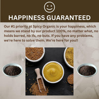 SPICY ORGANIC Black Mustard Powder – 16 oz - Finely Ground Mustard Seed for Rich Flavor - Ideal Dry Spice for Cooking & Seasoning - 100% USDA Certified Organic and Non-GMO