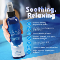 No Itch Topical Magnesium Oil Sleep Spray by Activation Products - 90 Day Supply Magnesium Spray for Restless Leg Cramps, Muscle Relief, Joint Health and Sleep Support - 8 fl oz