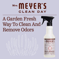 MRS. MEYER'S CLEAN DAY Multi-Surface Everyday Cleaner, Cruelty Free Formula, Lavender Scent, 16 oz- Pack of 3