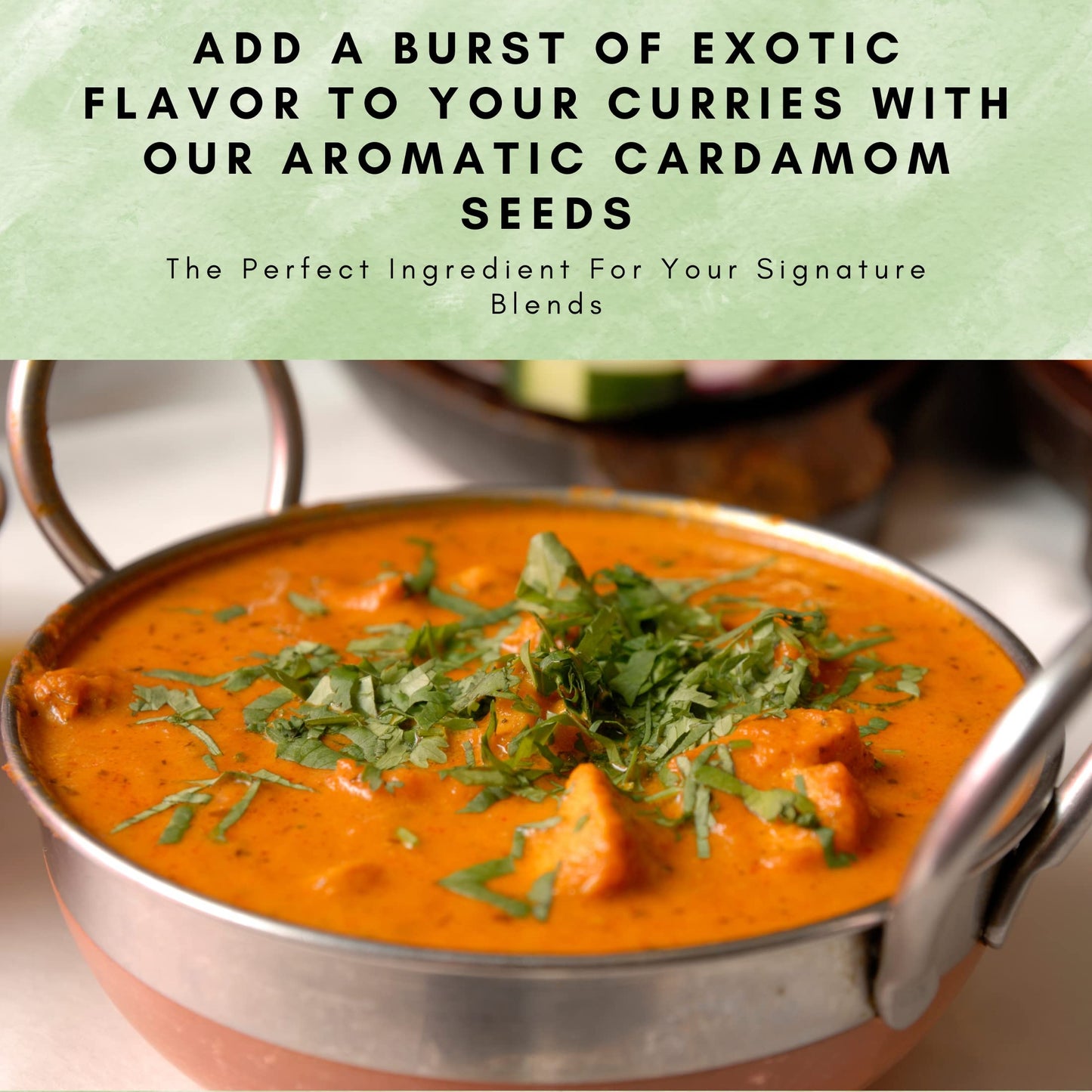 SPICY ORGANIC Premium Decorticated Organic Cardamom Seeds – 100% USDA Organic - Perfect for enhancing the taste of a variety of dishes such as baked goods, beverages, curry blends, and meat dishes- 8 Oz.