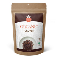 SPICY ORGANIC Cloves Whole - 100% Pure USDA Organic - Non-GMO, Keto Friendly, Non-Irradiated Fresh Clove Seed Spice - 4 OZ