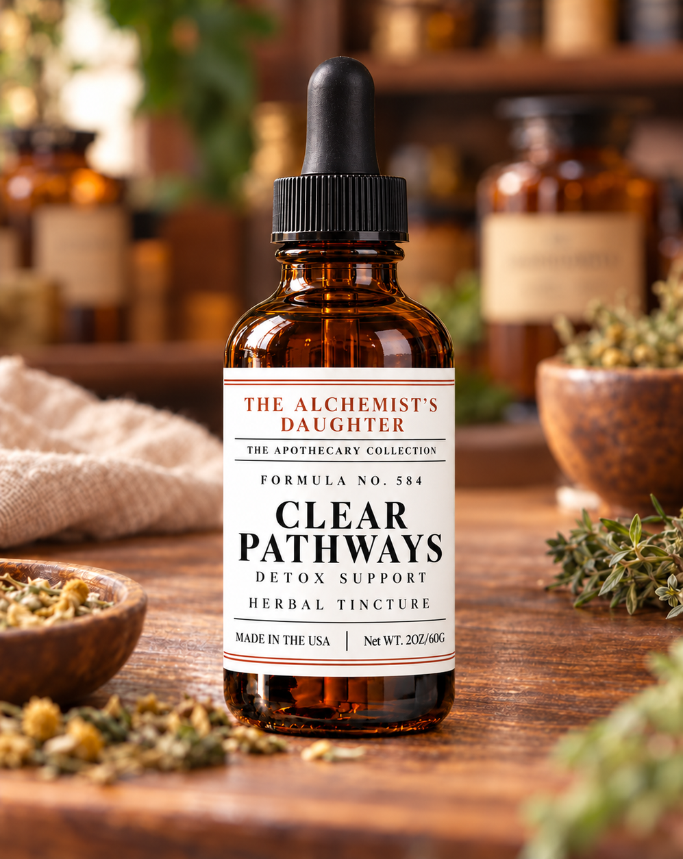 Clear Pathways Detox Support - The Alchemist's Daughter Apothecary Collection
