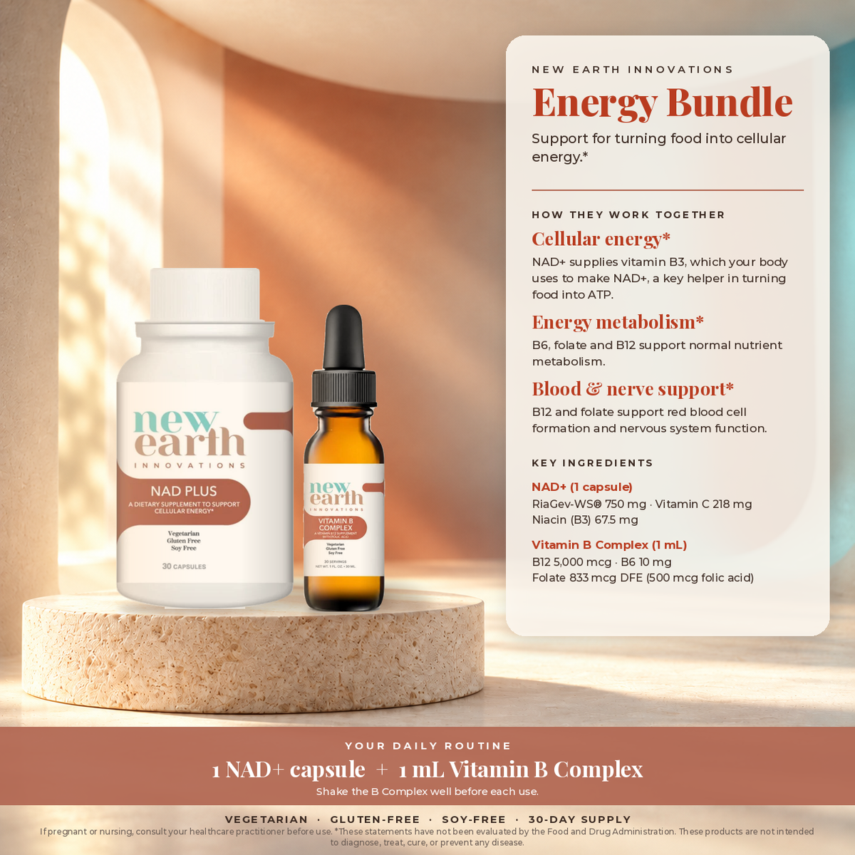 Energy Bundle — NAD+ & Vitamin B Complex