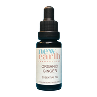 Essential Oil Organic Ginger - 15ml Pipette Dropper Bottle