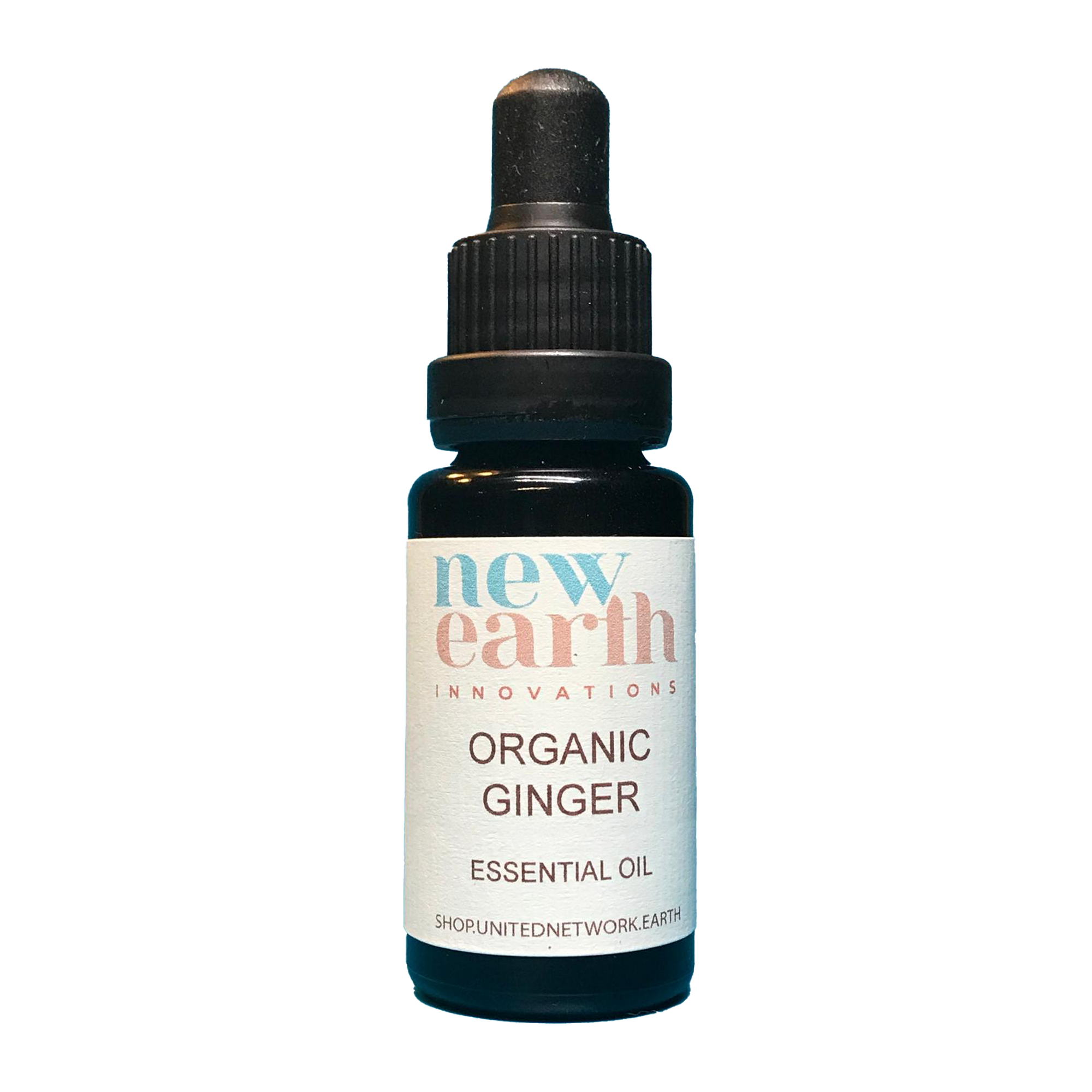 Essential Oil Organic Ginger - 15ml Pipette Dropper Bottle