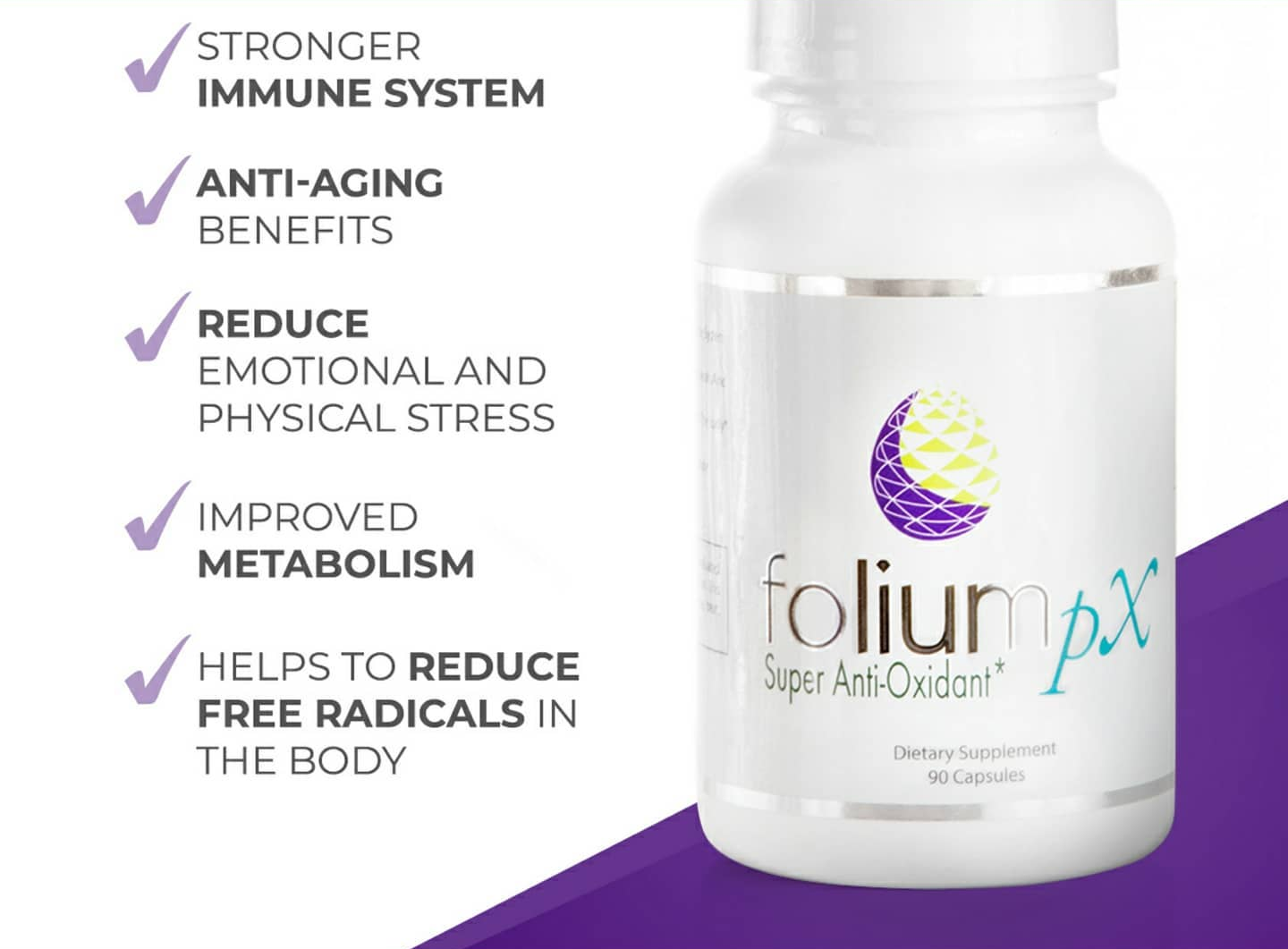 Folium pX- Immune Support Booster Supplement