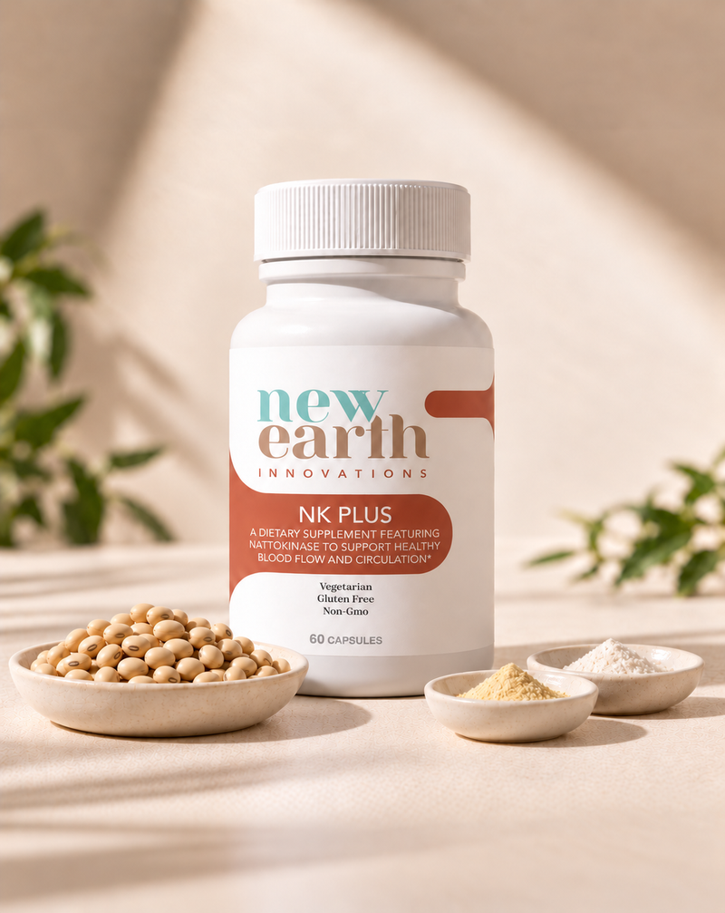 NEW! NK-Plus Featuring Nattokinase, Rutin and Serratiopeptidase