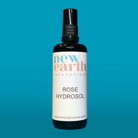 Organic Rose Hydrosol - 100 ml Mist/Spray Bottle