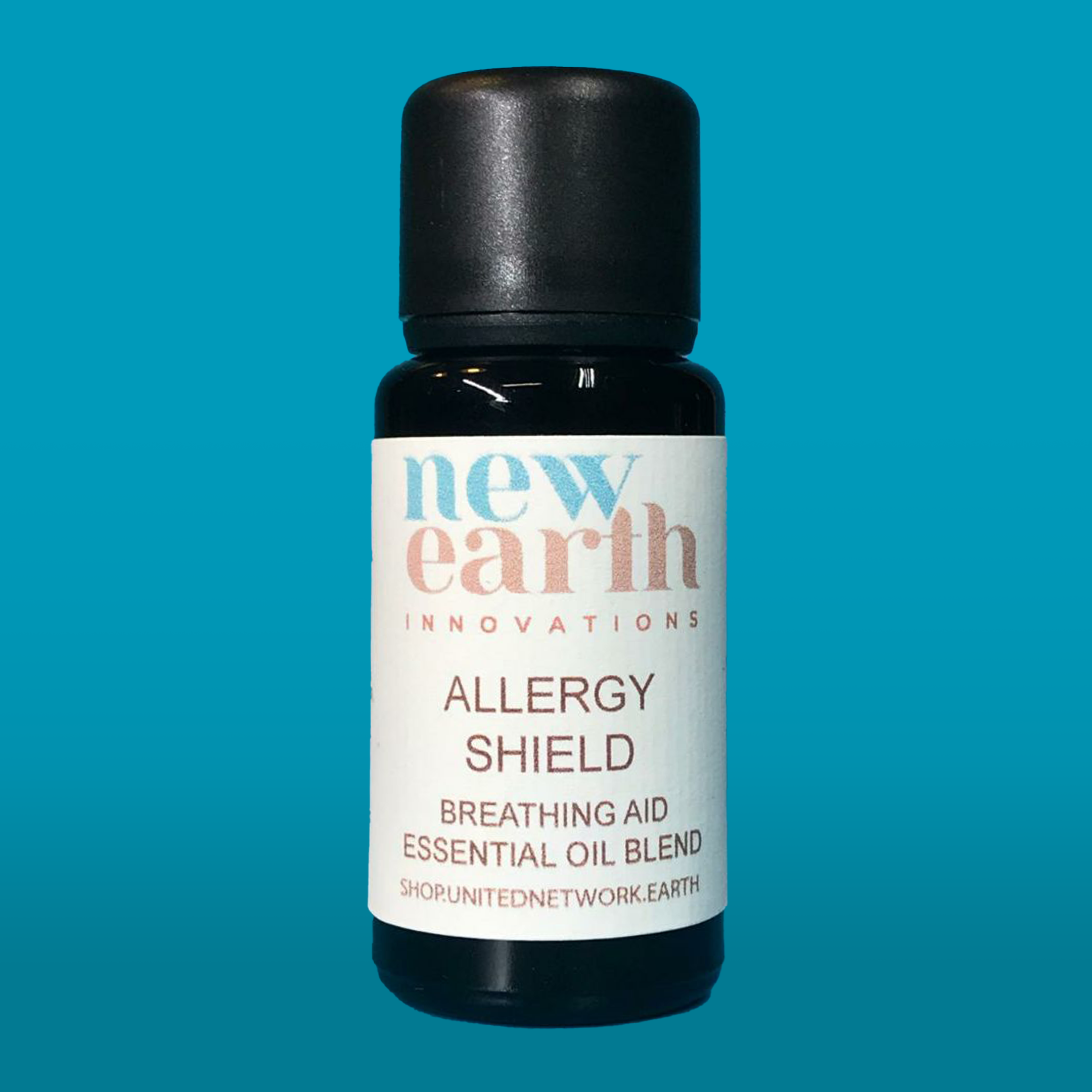 "Allergy Shield" Breathing Aid Essential Oil Blend - 15ml Euro Dropper Bottle