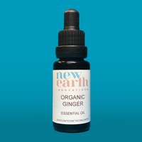 Essential Oil Organic Ginger - 15ml Pipette Dropper Bottle