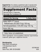 NK-Plus -  Featuring Nattokinase, Rutin and Serratiopeptidase