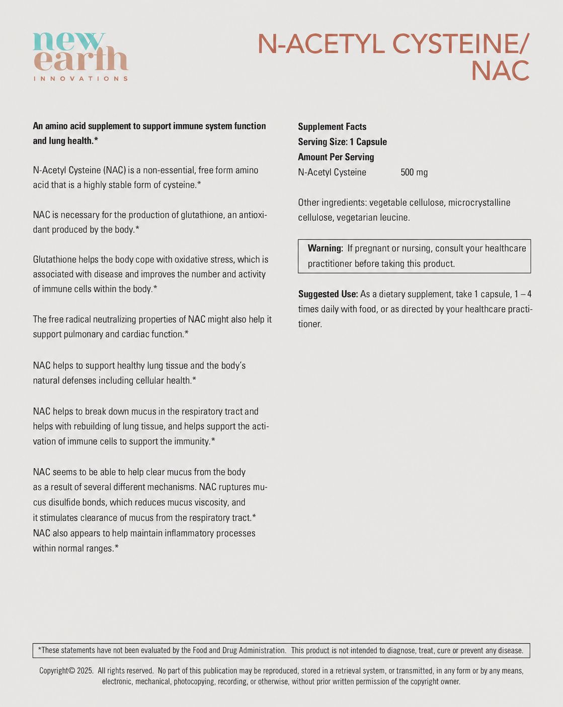 NAC (N-Acetyl Cysteine)