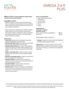 Omega 3-6-9 Plus - New Earth Innovations Supplements