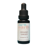 Essential Oil Organic Ginger - 15ml Pipette Dropper Bottle