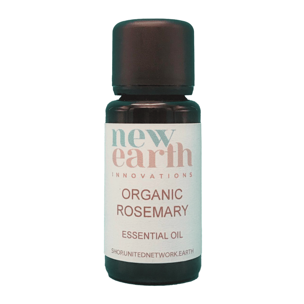 Essential Oil Organic Rosemary - 15ml Euro Dropper Bottle