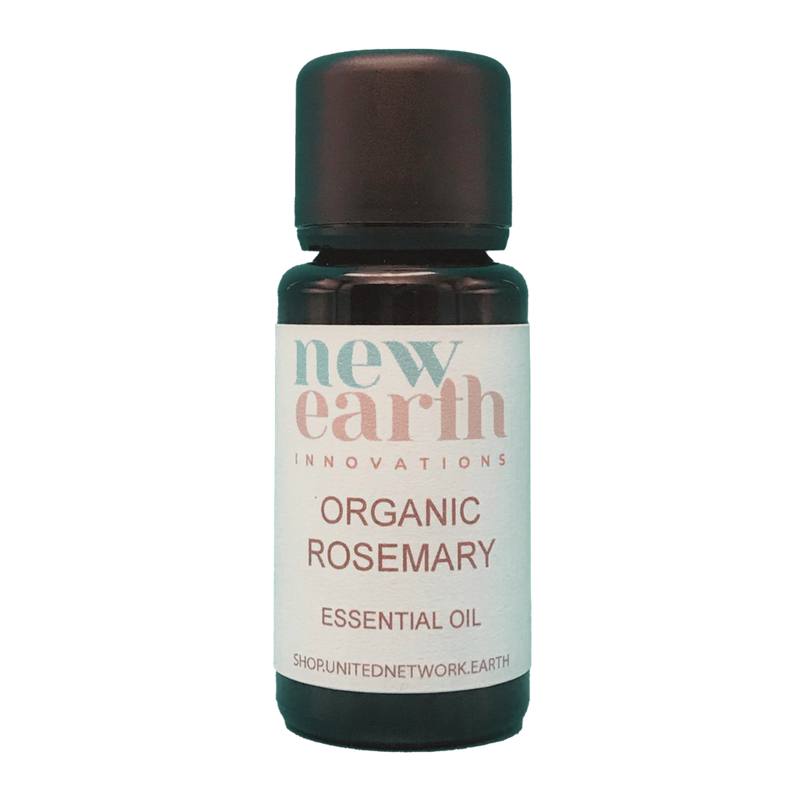 Essential Oil Organic Rosemary - 15ml Euro Dropper Bottle