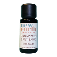 Essential Oil Organic Tulsi Holy Basil - 15ml Euro Dropper Bottle