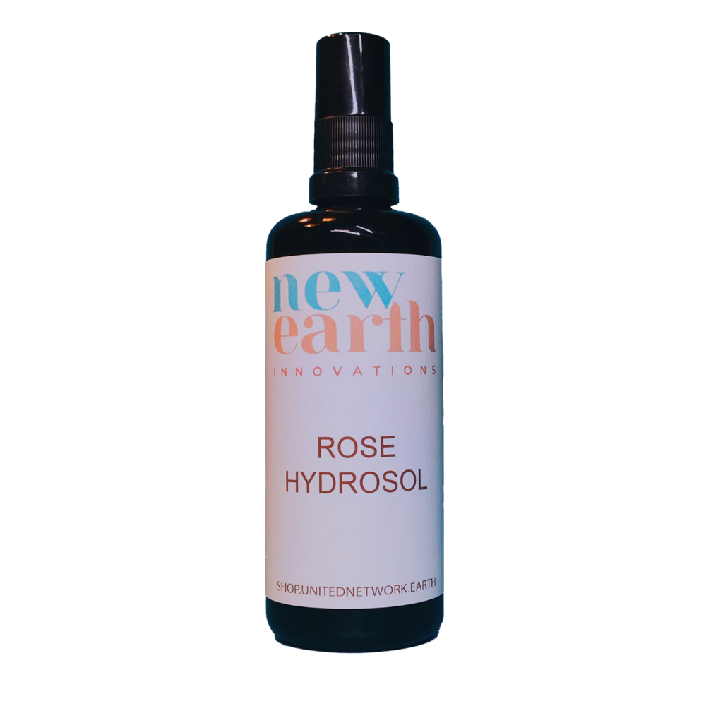 Organic Rose Hydrosol - 100 ml Mist/Spray Bottle