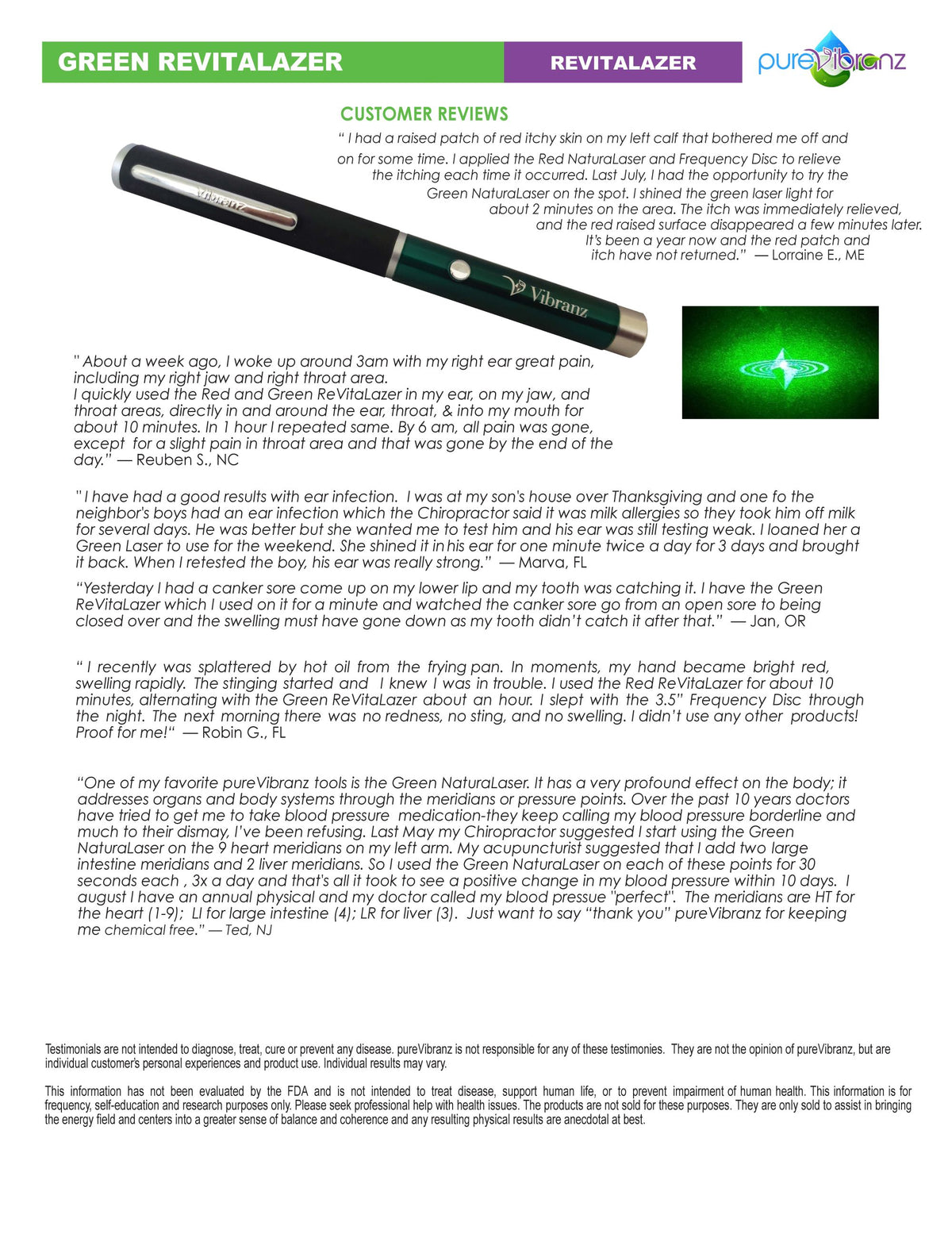 Green Light ReVitaLazer