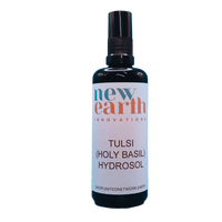 Organic Tulsi Holy Basil Hydrosol - 100ml Mist/Spray Bottle