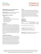 Vitamin B Complex - New Earth Innovations Supplements