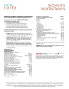 Women's Daily Multivitamin - New Earth Innovations Supplement