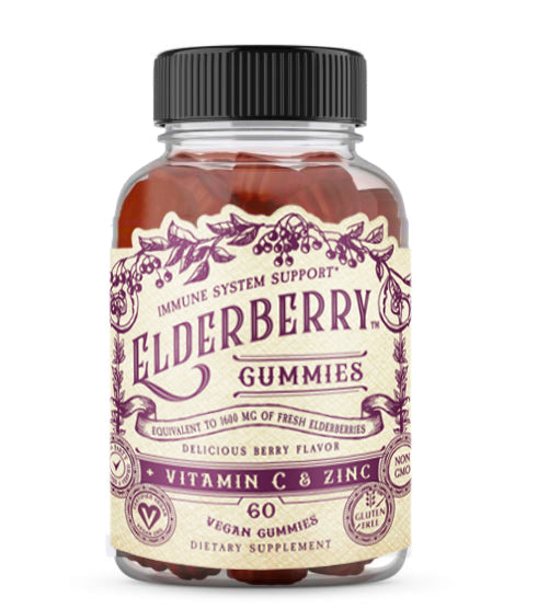 Elderberry Gummies + Vitamin C & Zinc