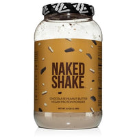 Naked Shake - Chocolate Peanut Butter Protein Powder - Vegan Protein Powder from US & Canadian Farms with MCT Oil, Gluten-Free, Soy-Free, No GMOs or Artificial Sweeteners - 30 Servings