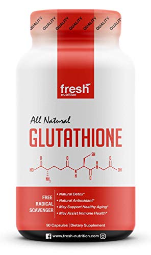 Glutathione Supplement Capsule - Strongest DNA Verified Glutathione Reduced - Vegan Friendly, Non GMO, Gluten & Soy Free