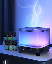 Oil Diffuser, Diffusers for Essential Oils Large Room, Aromatherapy Diffuser