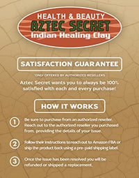 Aztec Secret– Indian Healing Clay 1 lb – Deep Pore Cleansing Facial & Body Mask – The Original 100% Natural Calcium Bentonite Clay – New Version 2