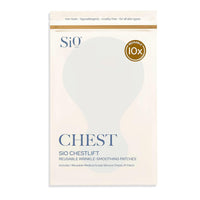 SiO Beauty ChestLift Anti-Wrinkle Patches (2 Weeks Supply) - Reusable Overnight Smoothing Decollette Pad - Anti-Aging Patch For Neck & Cleavage