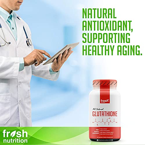 Glutathione Supplement Capsule - Strongest DNA Verified Glutathione Reduced - Vegan Friendly, Non GMO, Gluten & Soy Free